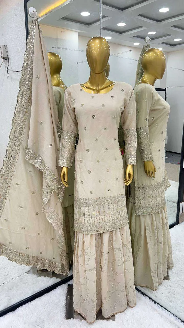 Vardan Ethnic Srk 5172 Chinon Silk Wholesale Pakistani Readymade Salwar Suit — Wholesale Salwar Suits, MPA wholesale from Surat — view 3